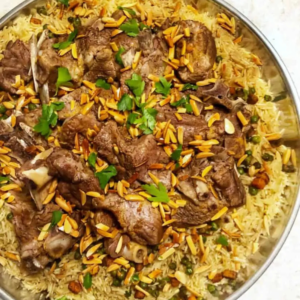 Ouzi Meat with Rice